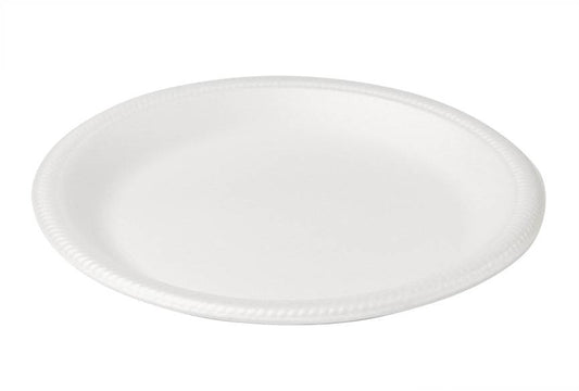9'' WHITE FOAM LUNCH PLATE-TERMOPAC