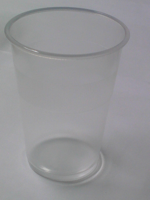 9oz PLASTIC CUP- CLEAR - WOODYS (20X50PC) -1000CT- (#044)